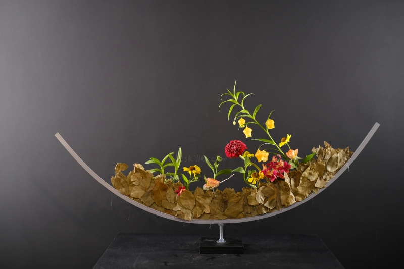 ku flower 花藝結構探討 桌花