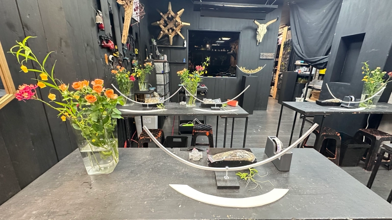 ku flower 花藝結構探討 桌花