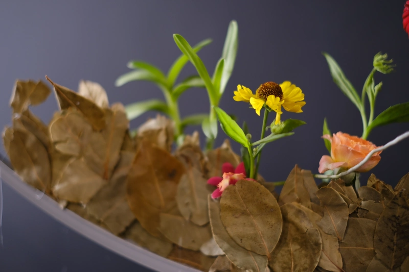 ku flower 花藝結構探討 桌花