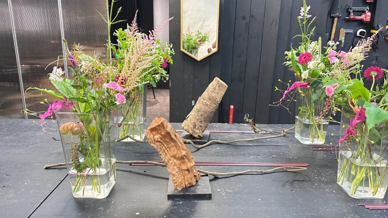 ku flower 桌花 花藝結構