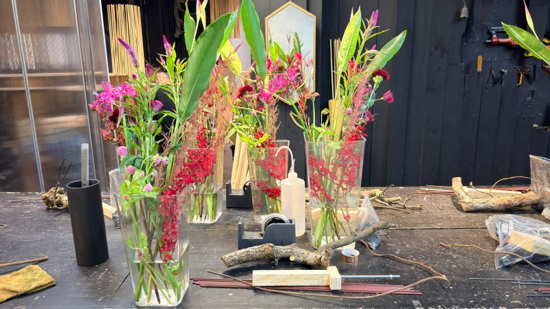 ku flower 花藝結構