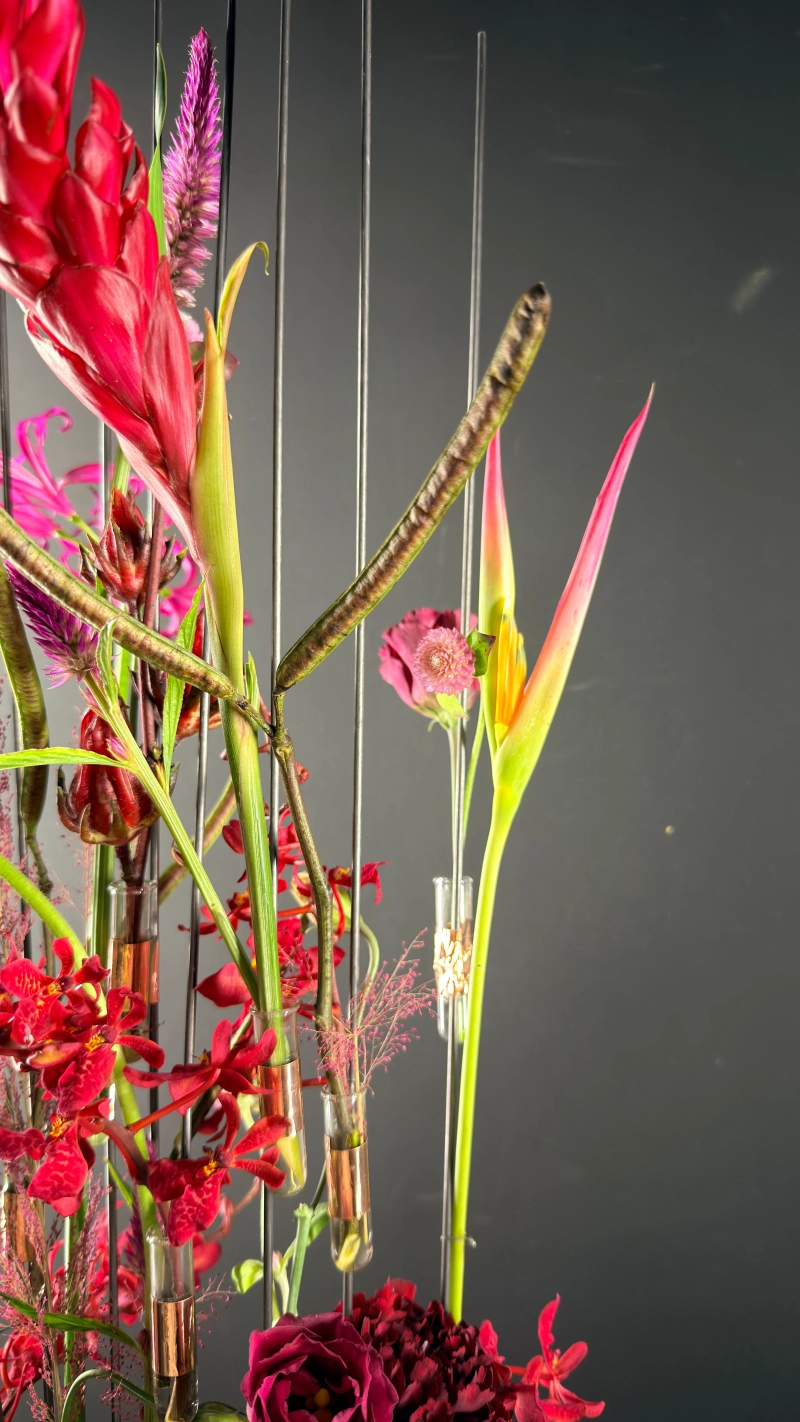 ku flower 花藝結構