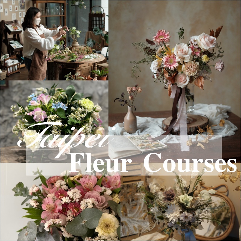 【韓式花藝課程】四種不同風格捧花，新娘們你選好了嗎？！ @林飛比。玩美誌