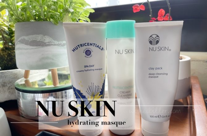 直銷品牌保養 | NU SKIN。水光針面膜四件組，清粉刺、水嫩豆腐肌自己來！