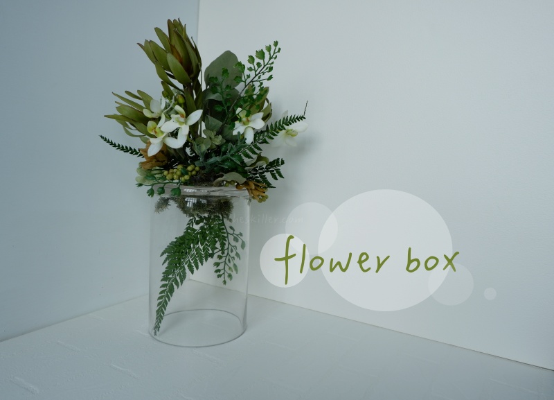 線上花藝課程分享 | 第88代拾米小花盒，書桌上療癒的白綠百態瓶 @嘿!部落!