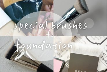 【特殊型粉底刷分享】植村秀、BECCA、KAIBEAUTY、BEBE POSHE，凡事一比較就有傷害(笑)