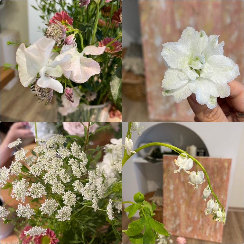 韓式花藝課程分享 | 畢業鮮花盒，插花海綿依舊讓我無措～ @林飛比。玩美誌