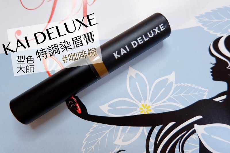 台灣品牌染眉膏推薦 | KAI DELUXE。特調染眉膏，隨便刷都玩美 @林飛比。玩美誌