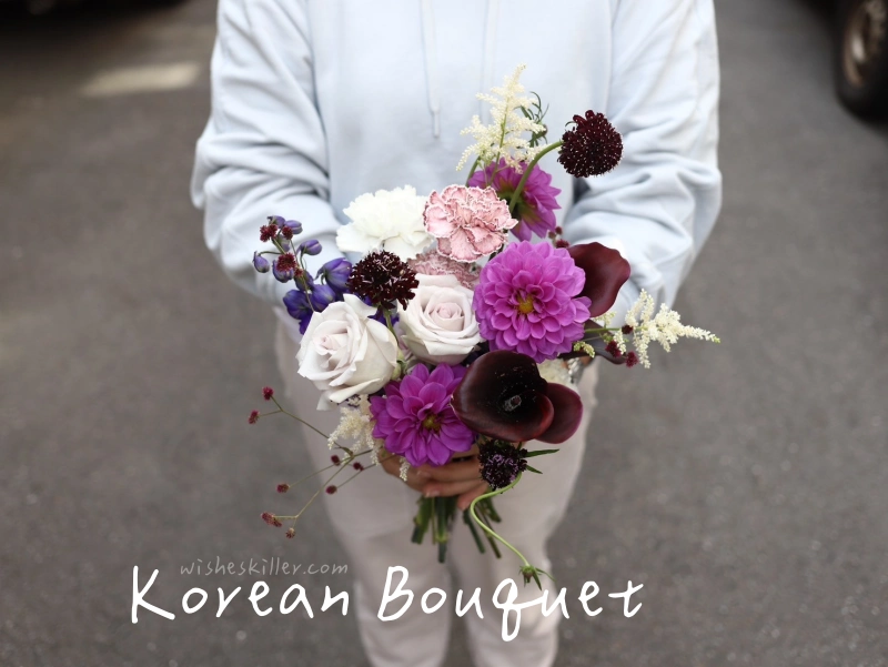 花疫室進階1 | 韓式捧花，經典長橢圓佐一點愛心感 @林飛比。玩美誌