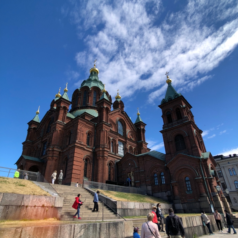 北歐四國鐵道旅遊 | 芬蘭 赫爾辛基三大教堂，岩石教堂/烏斯本斯基大教堂。Day 9 @林飛比。玩美誌