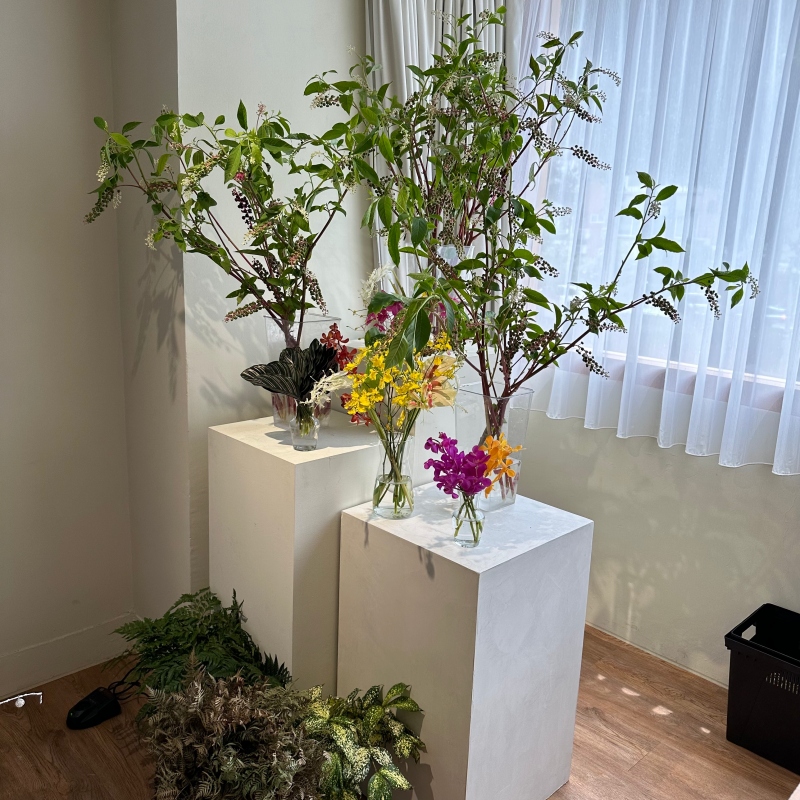 花藝系列課程分享  | 齊學。台灣花卉之王：蘭花＆近年深受觀眾喜愛的觀葉植物 @林飛比。玩美誌